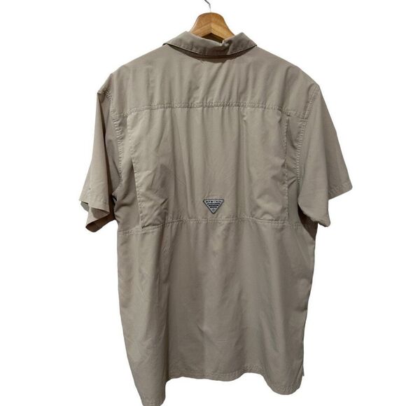 Columbia Omni-Shade UV Protection Tan Sand Performance Fishing Gear XL - Picture 4 of 14